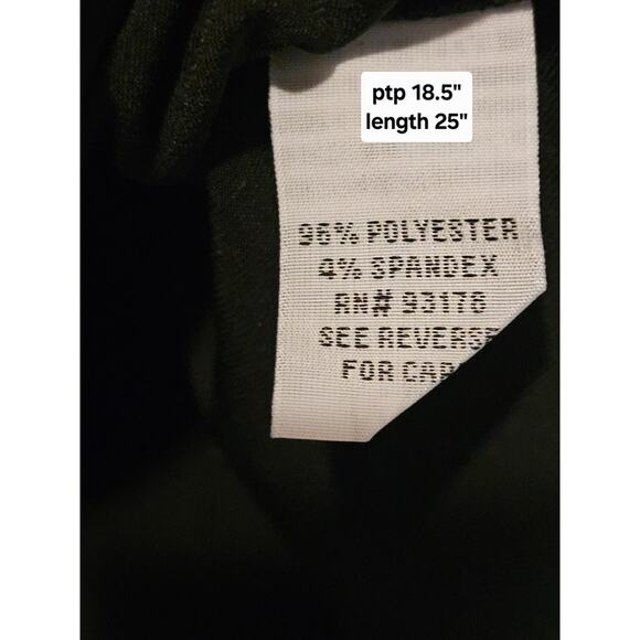 Grace Half Sleeve Liquid Knit Black Top Womens Large Professional Neutral - Picture 4 of 6